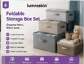 6. 𝐥𝐮𝐦𝐫𝐚𝐬𝐤𝐢𝐧™ Foldable Storage Box Set