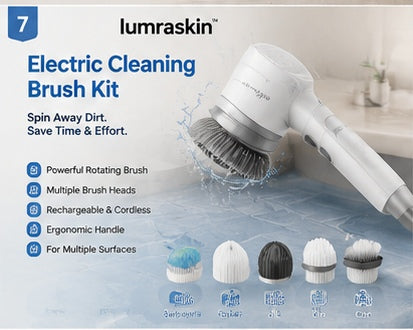 7. 𝐥𝐮𝐦𝐫𝐚𝐬𝐤𝐢𝐧™ Electric Cleaning Brush Kit